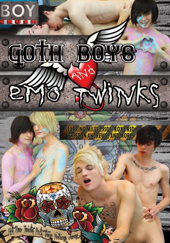 Goth Boys & Emo Twinks DVD - Front